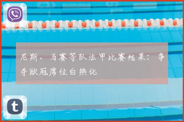 尼斯、马赛等队法甲比赛结果：争夺欧冠席位白热化
